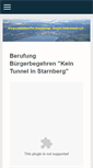 Mobile Screenshot of pro-umfahrung.de